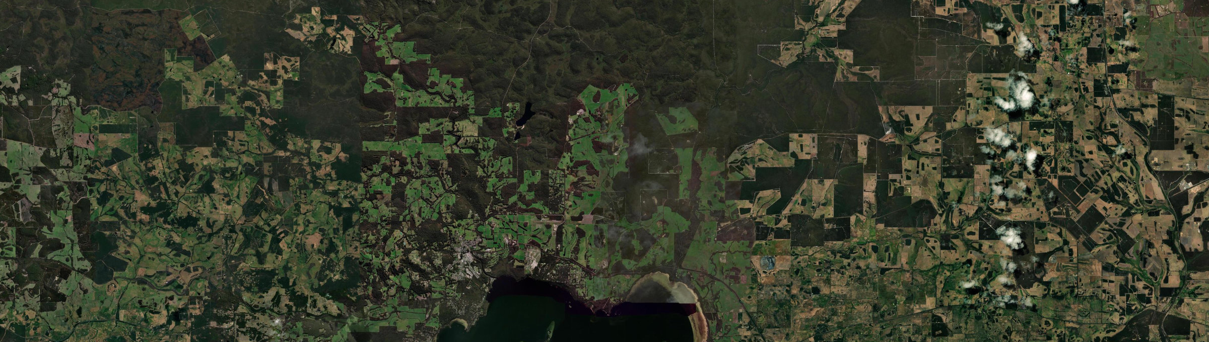 Aerial view of Hay (WA), WA
