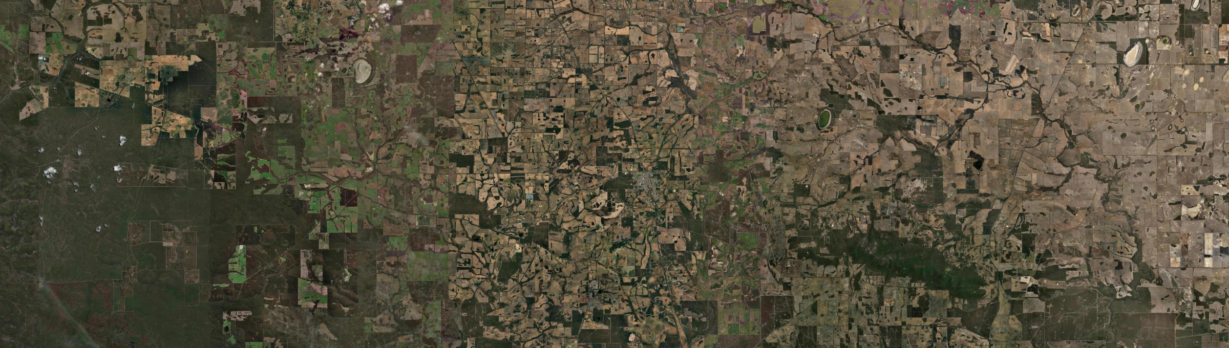 Aerial view of Mount Barker (WA), WA