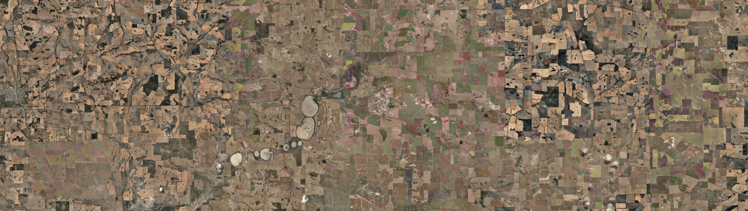Aerial view of Toolibin, WA