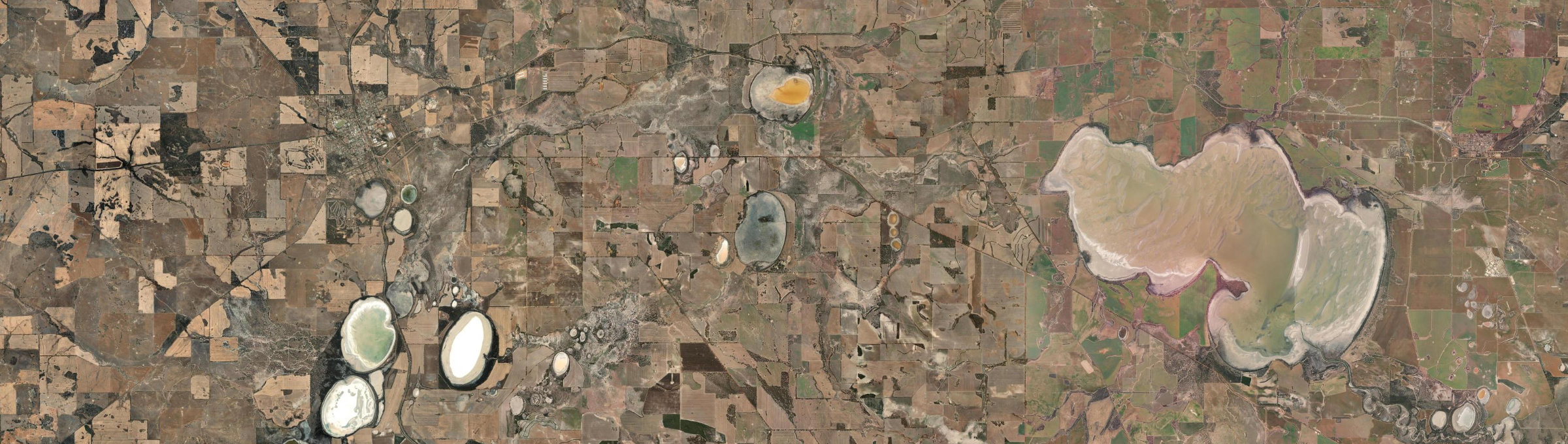 Aerial view of Gundaring, WA