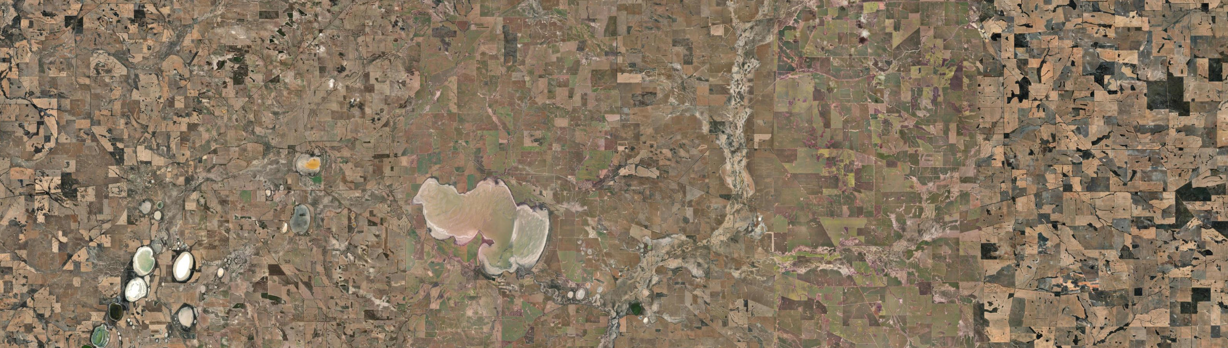 Aerial view of Dumbleyung, WA
