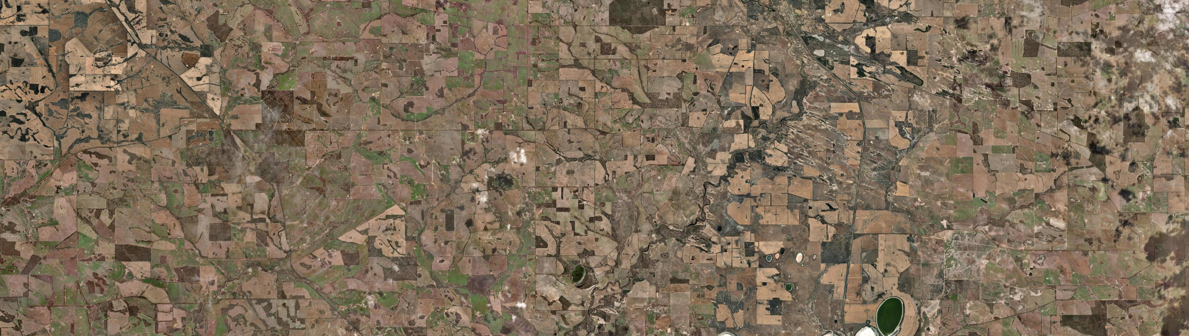 Aerial view of Moonies Hill, WA