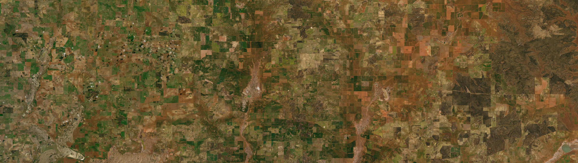 Aerial view of Welbungin, WA