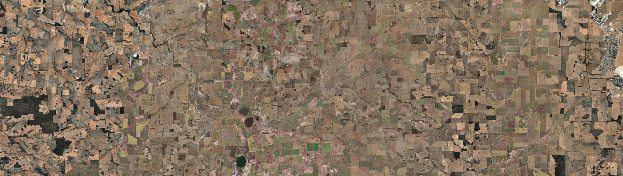 Aerial view of Bullaring, WA