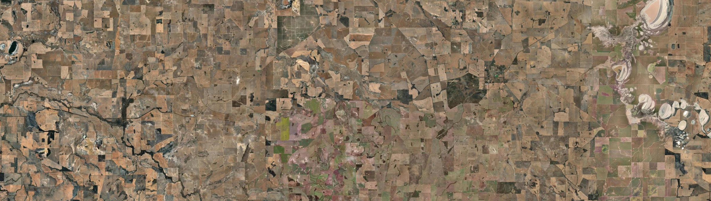 Aerial view of Kunjin, WA