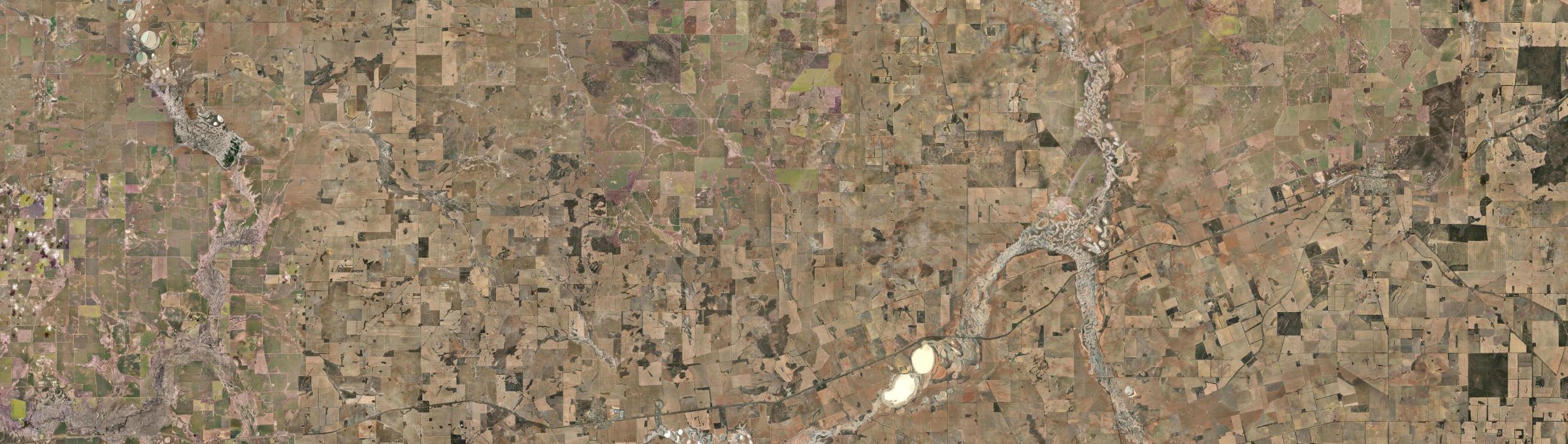 Aerial view of Doodlakine, WA