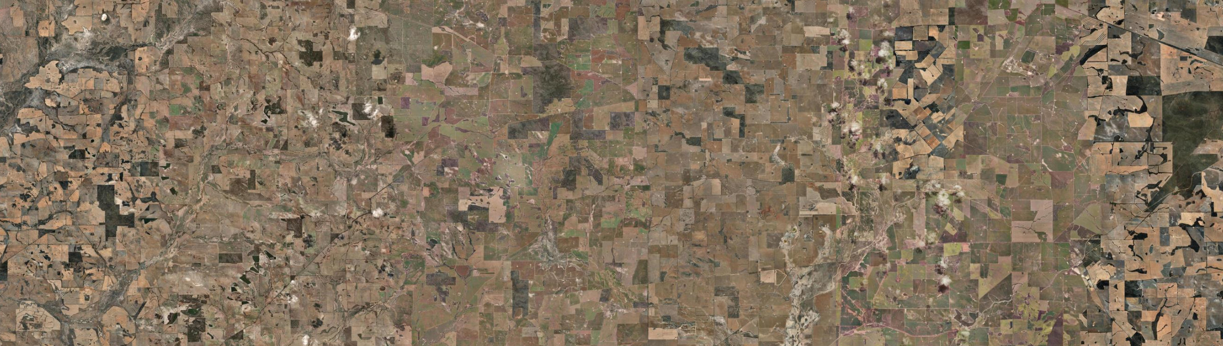 Aerial view of Dongolocking, WA