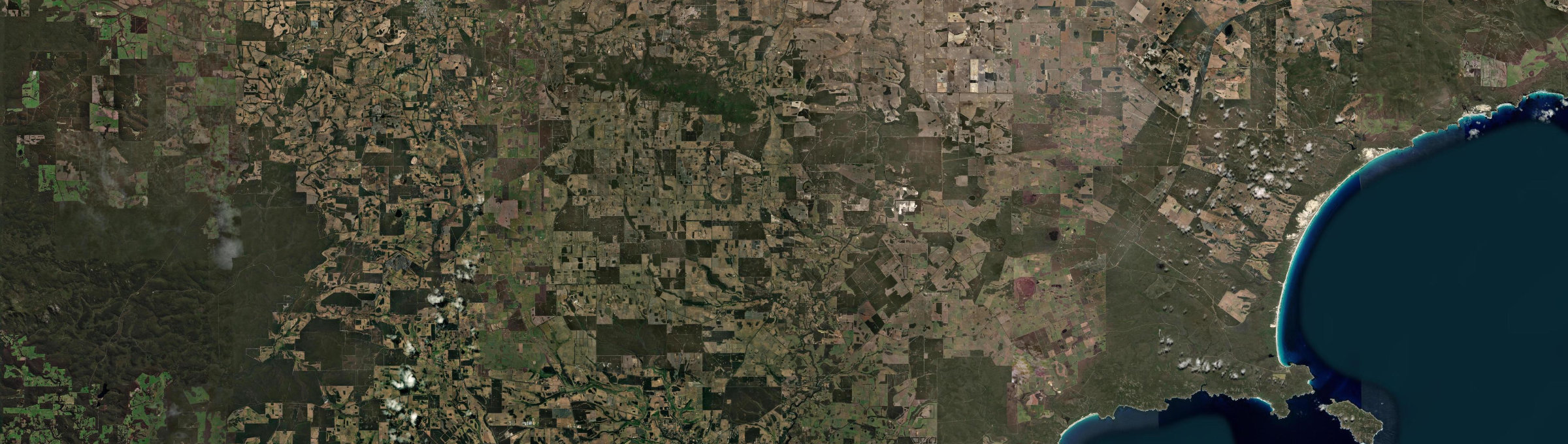 Aerial view of Napier, WA