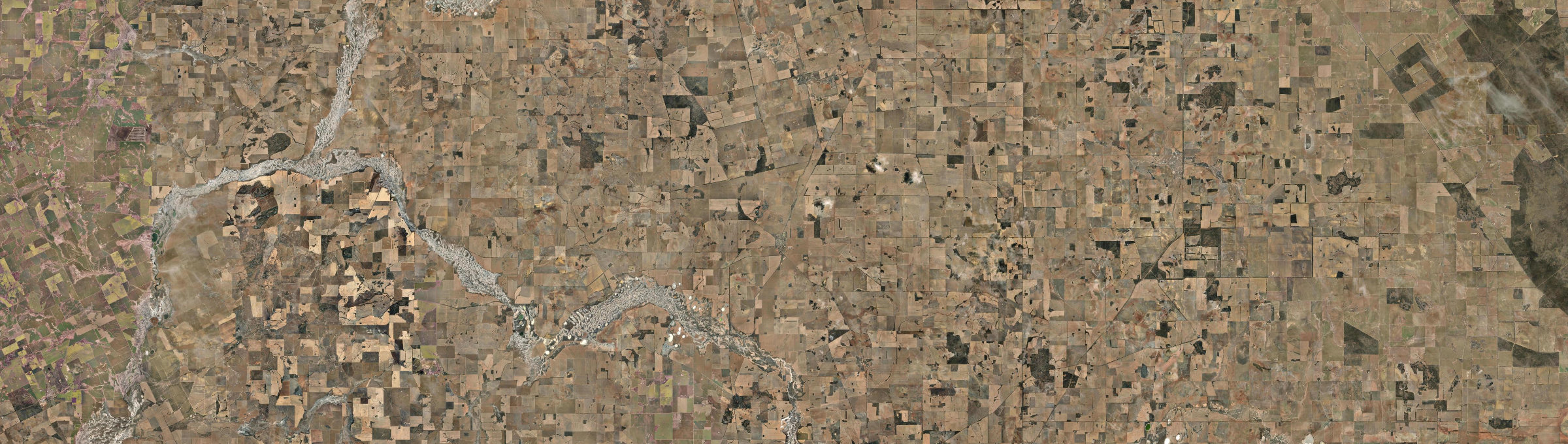Aerial view of Bruce Rock, WA