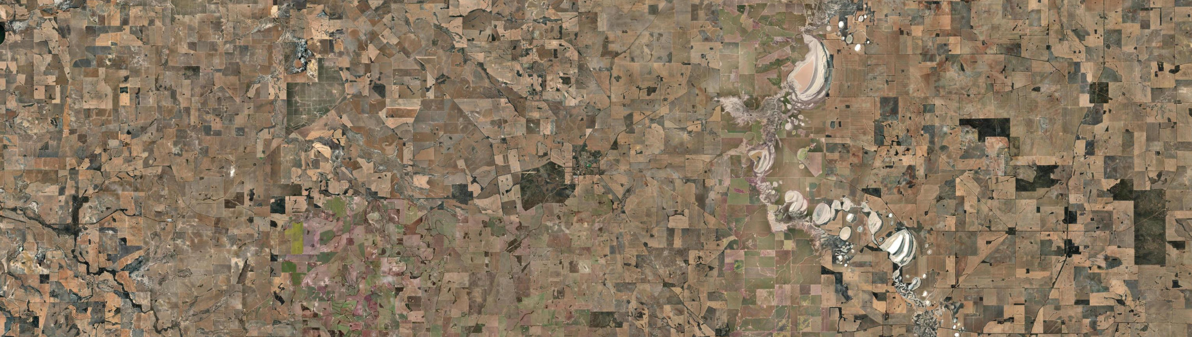 Aerial view of Corrigin, WA