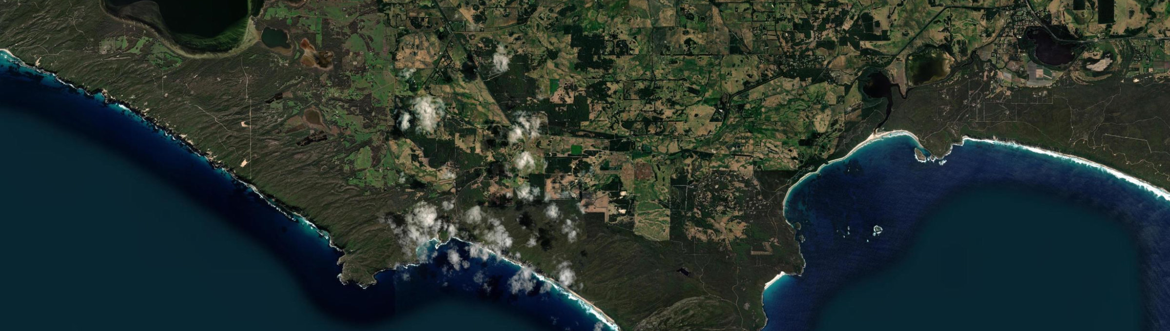 Aerial view of Bornholm, WA