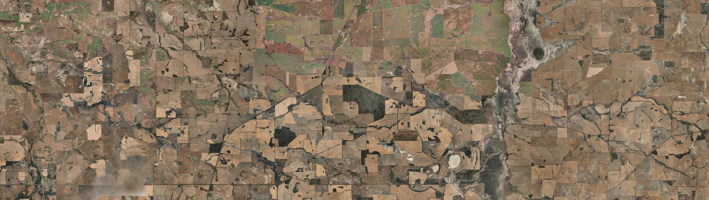 Aerial view of South Glencoe, WA