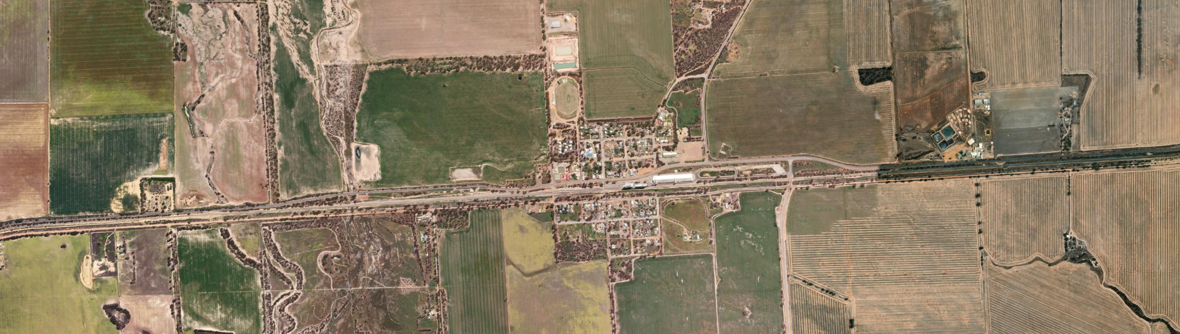 Aerial view of Tammin, WA