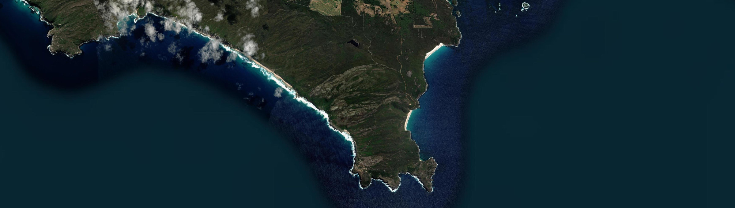 Aerial view of West Cape Howe, WA