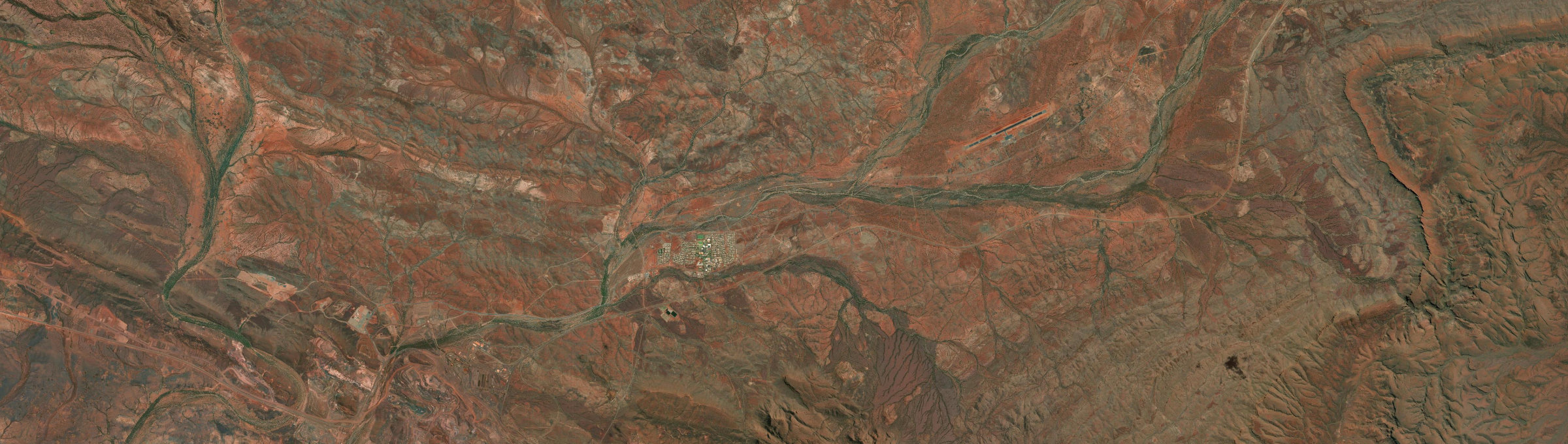 Aerial view of Paraburdoo, WA