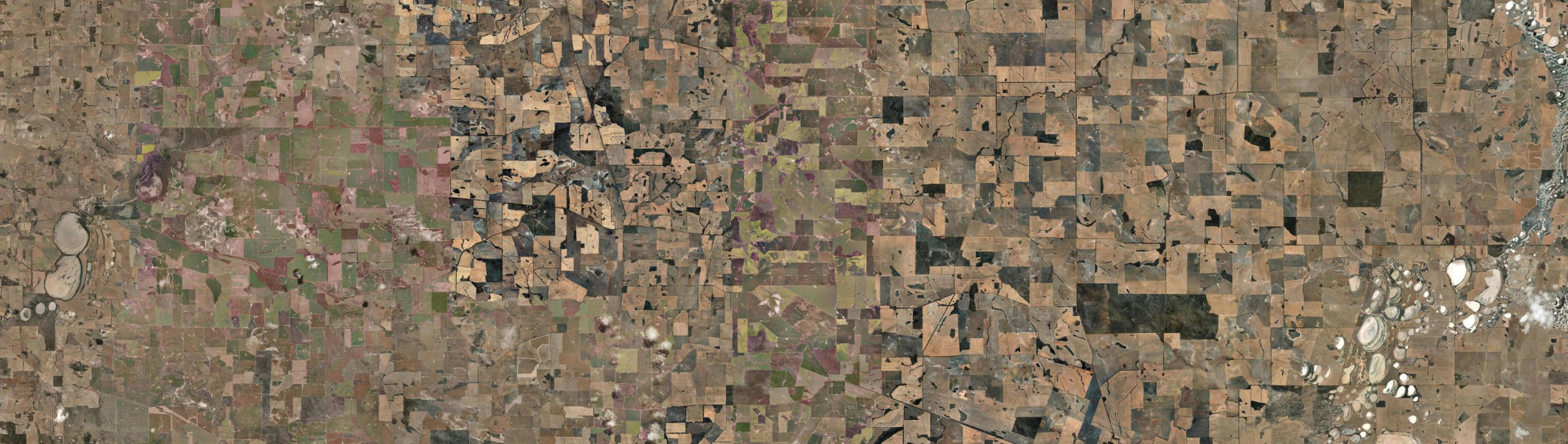 Aerial view of Dudinin, WA