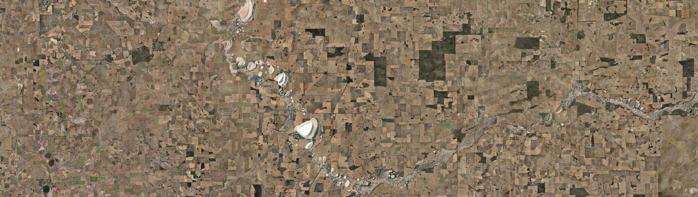 Aerial view of Kondinin, WA