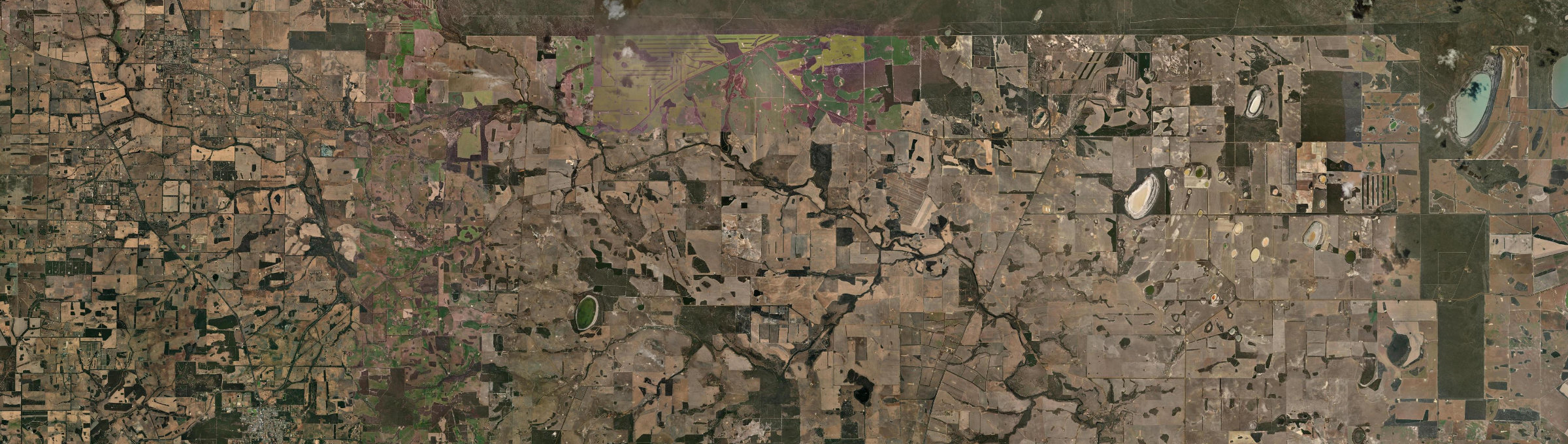 Aerial view of Woogenellup, WA