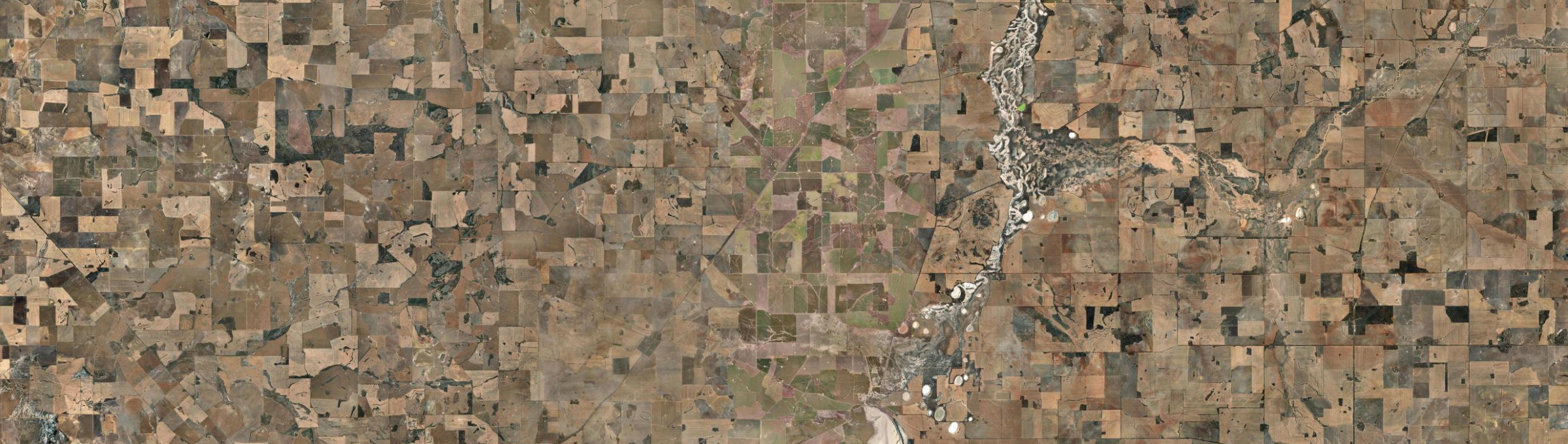 Aerial view of Babakin, WA