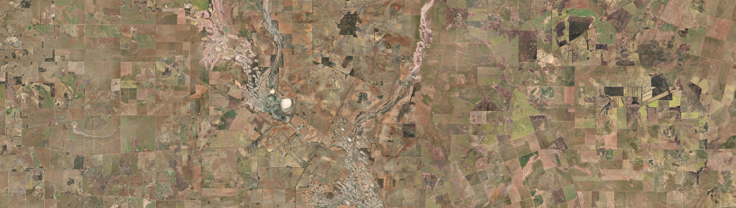Aerial view of Burran Rock, WA