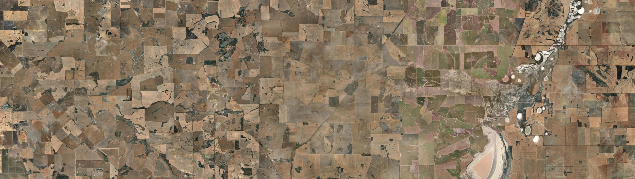 Aerial view of Bilbarin, WA