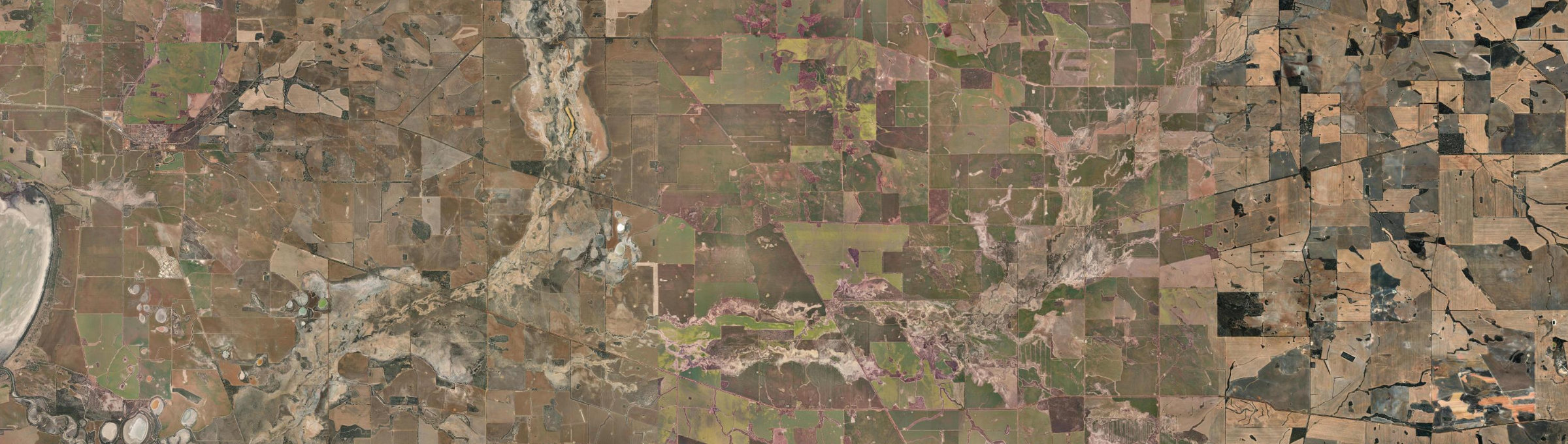 Aerial view of Nairibin, WA