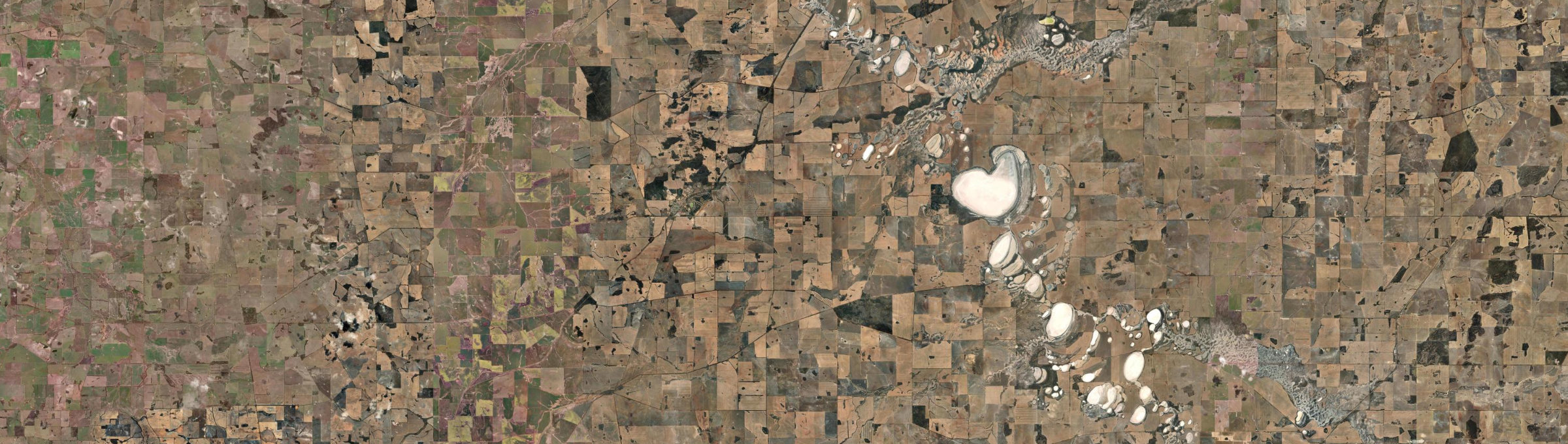 Aerial view of Kulin, WA