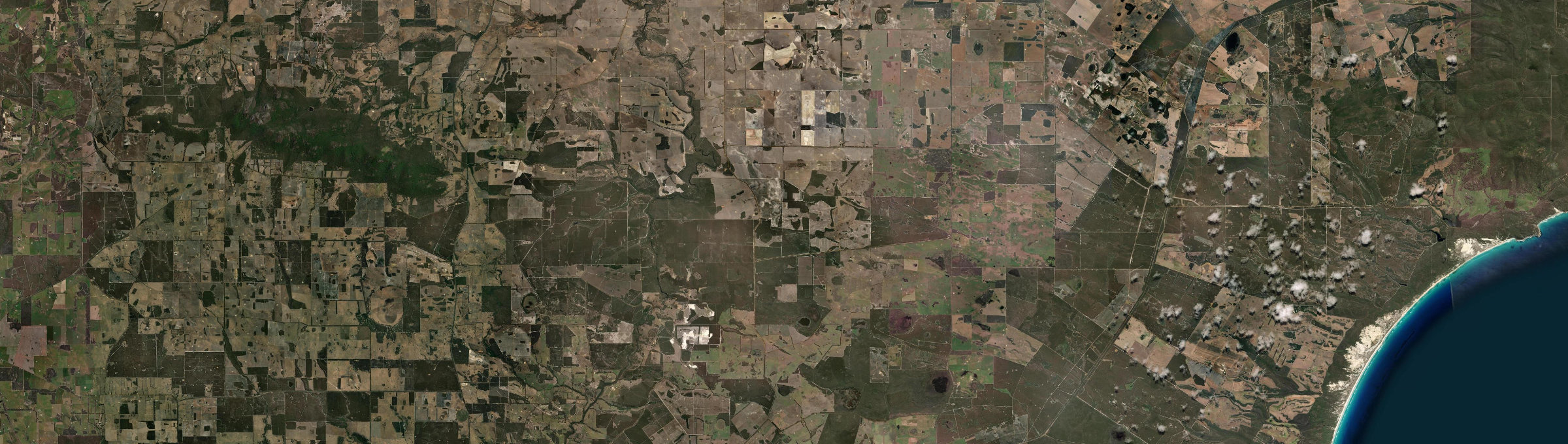 Aerial view of Palmdale (WA), WA