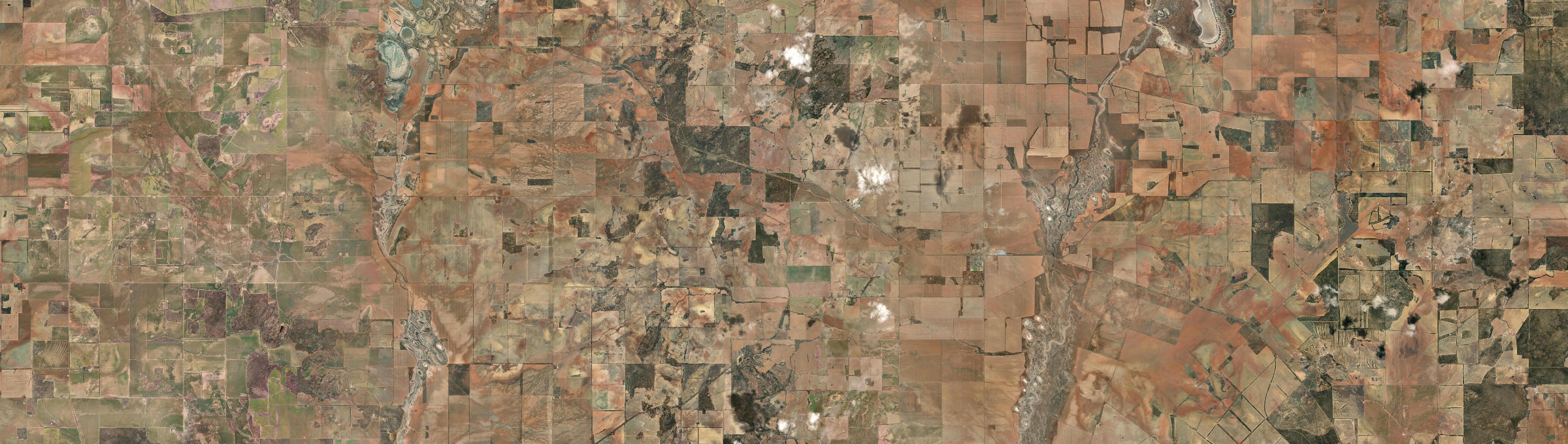 Aerial view of Barbalin, WA