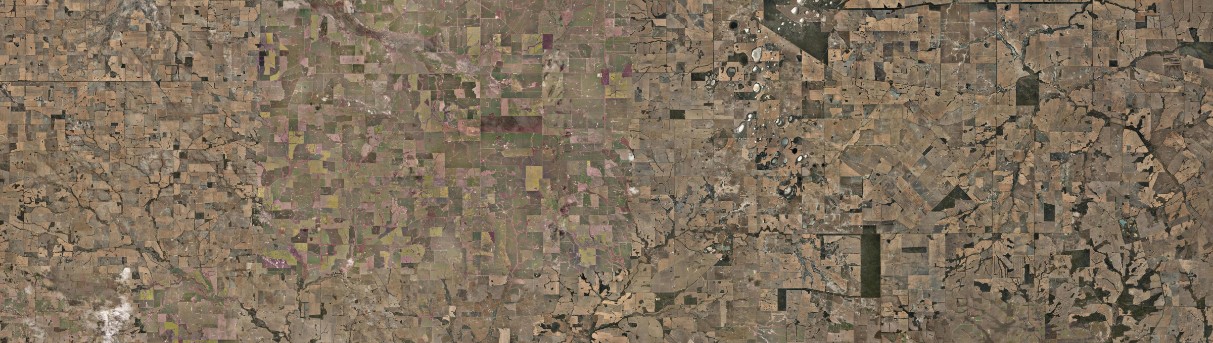 Aerial view of Mindarabin, WA