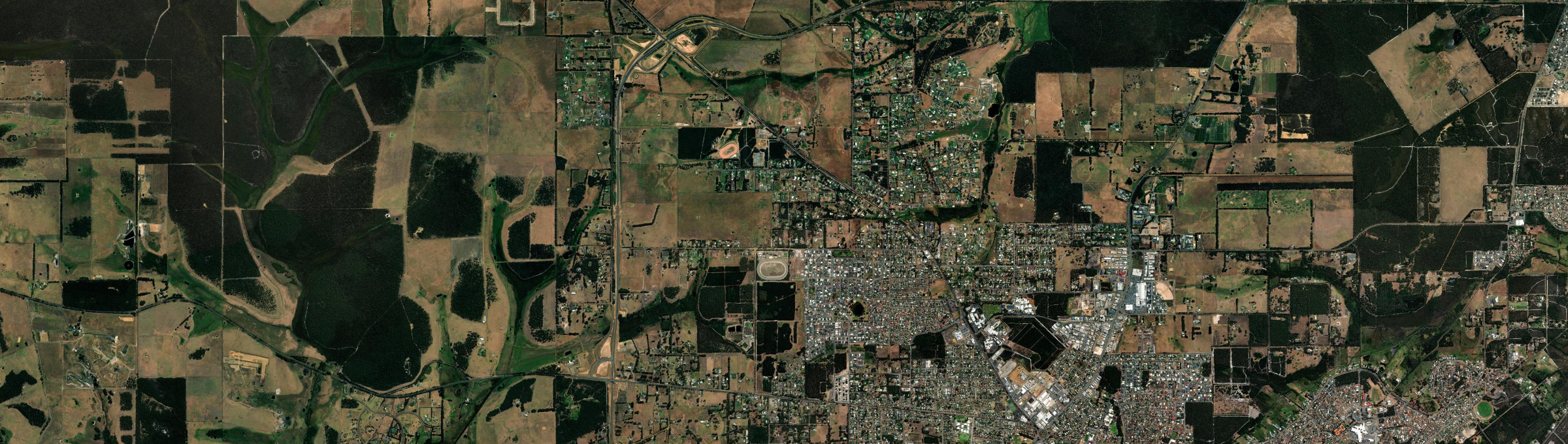 Aerial view of McKail, WA