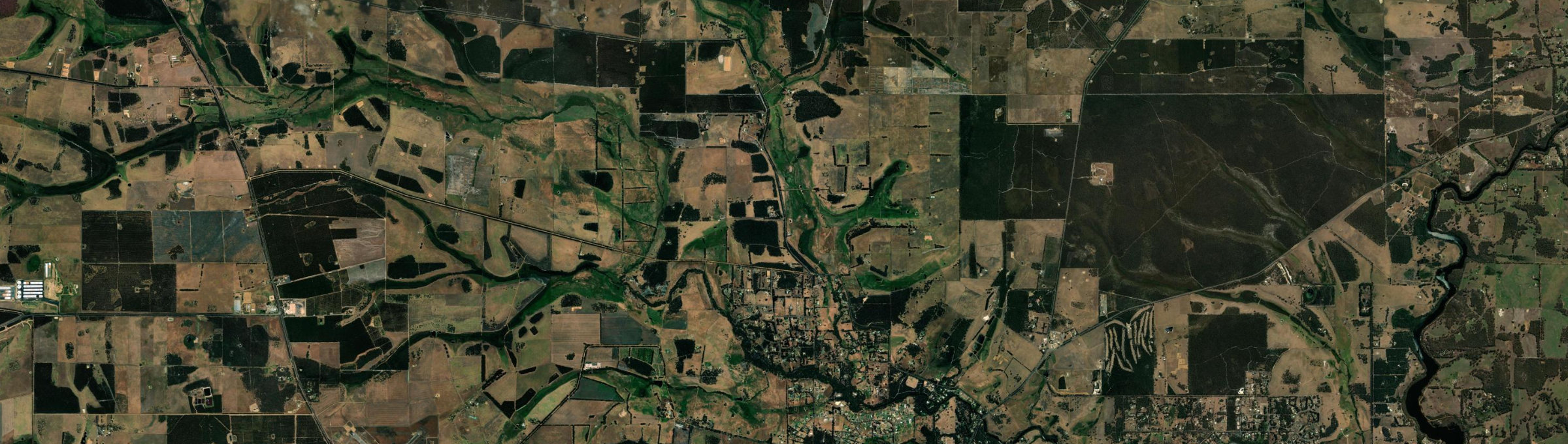 Aerial view of Millbrook (WA), WA