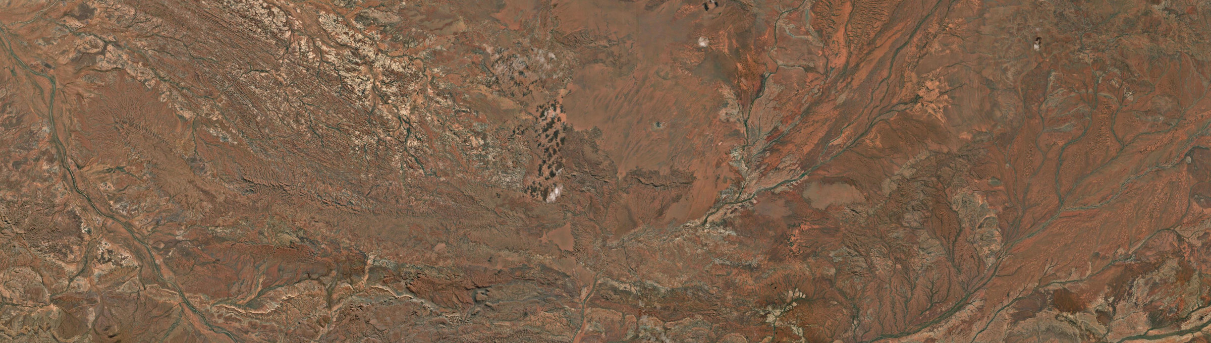 Aerial view of Angelo River, WA