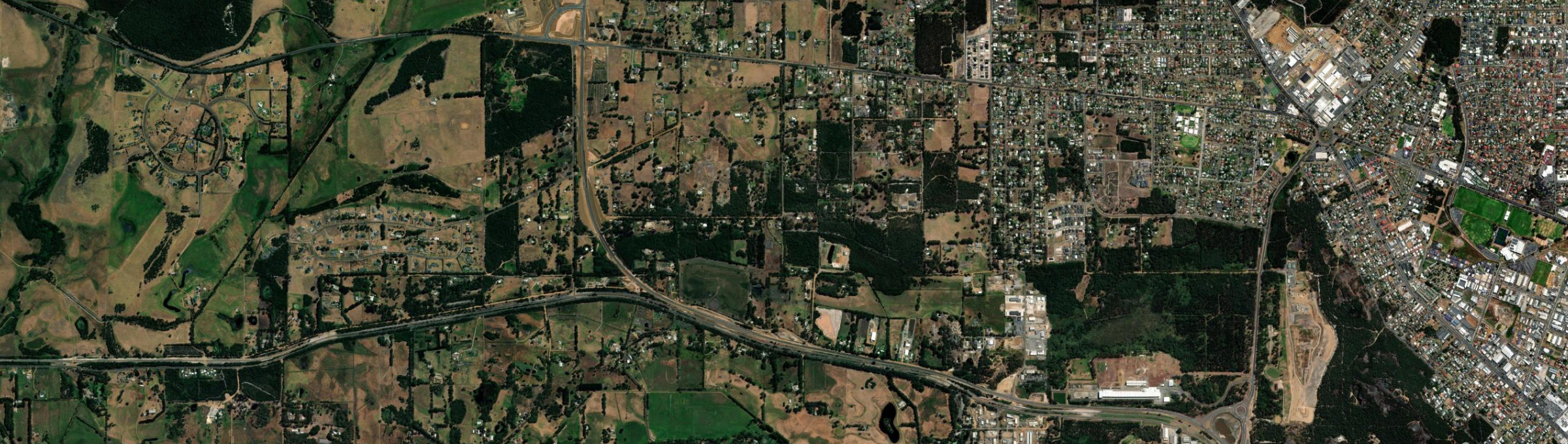 Aerial view of Gledhow, WA