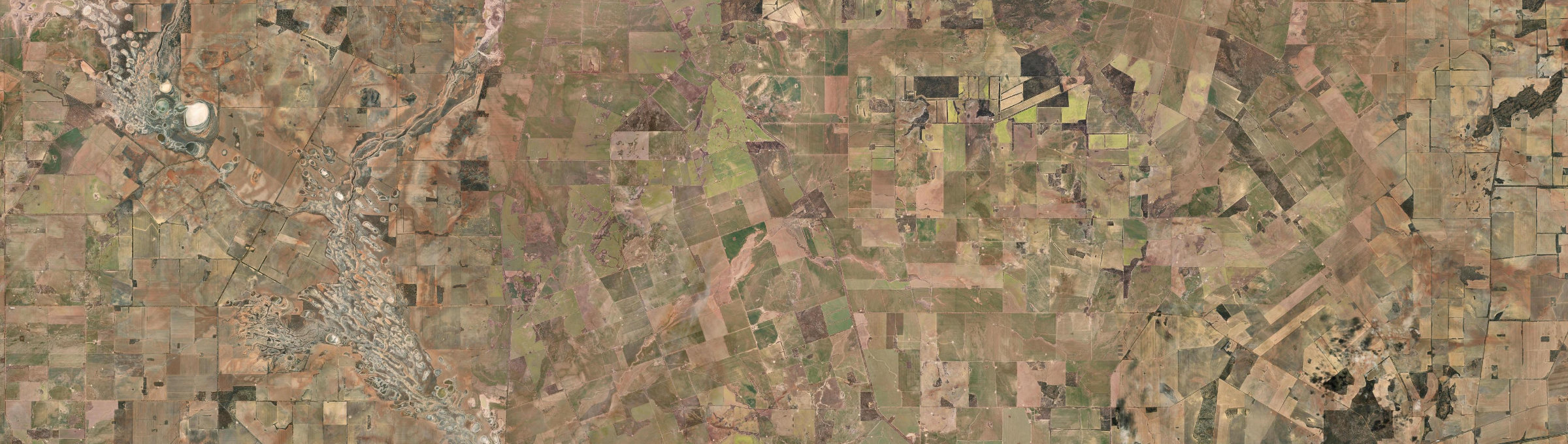 Aerial view of Nukarni, WA