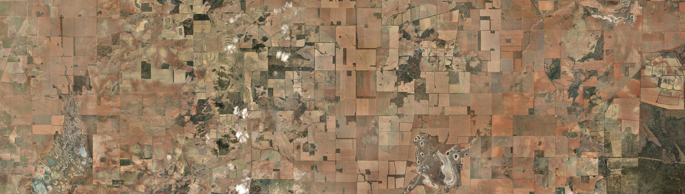 Aerial view of Wattoning, WA
