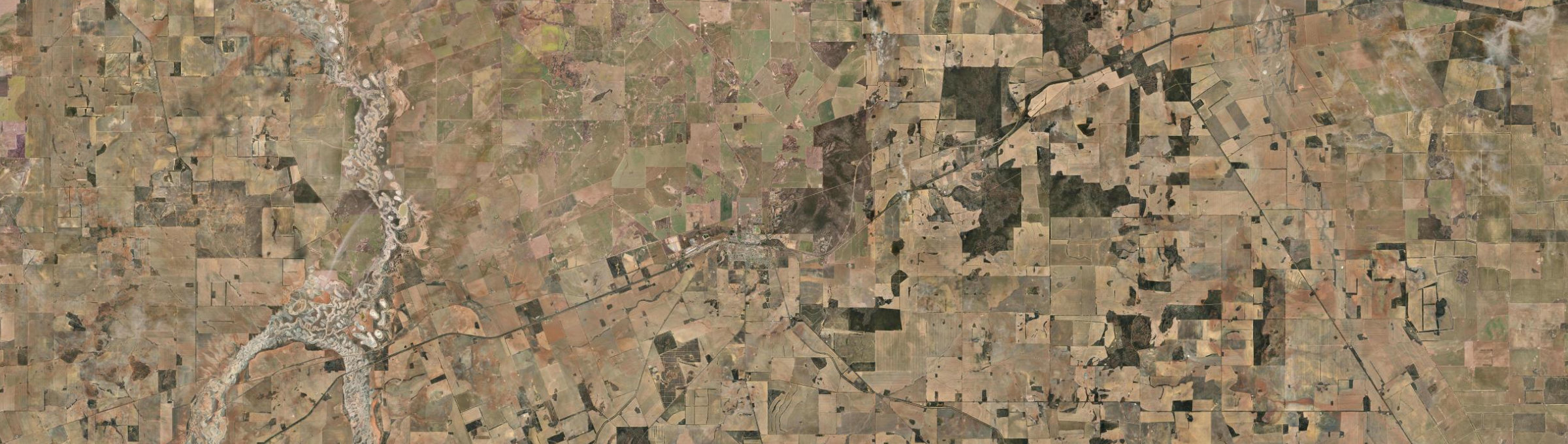 Aerial view of Merredin, WA
