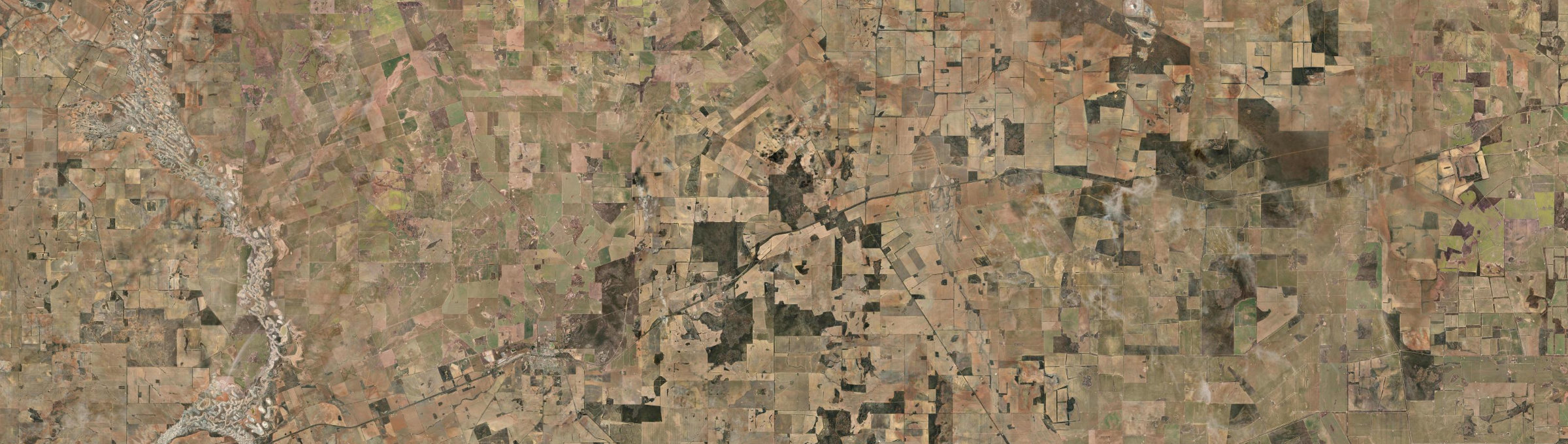 Aerial view of Burracoppin, WA