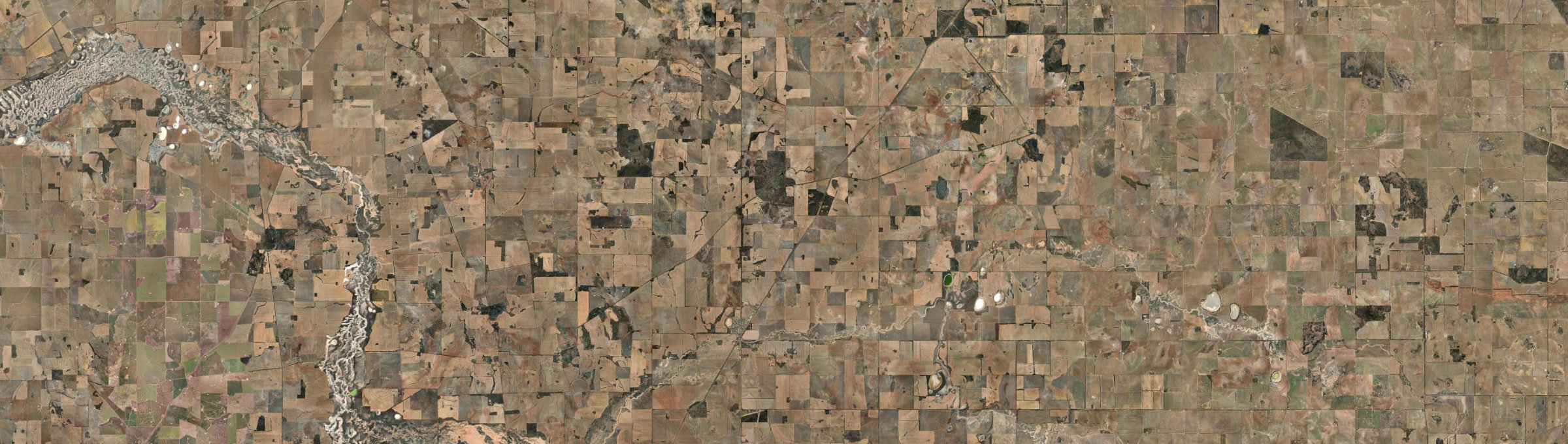Aerial view of Wadderin, WA