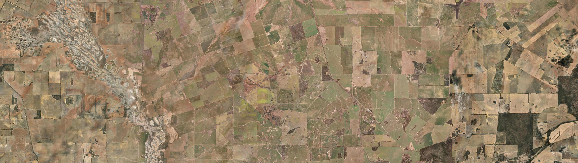 Aerial view of Nokaning, WA