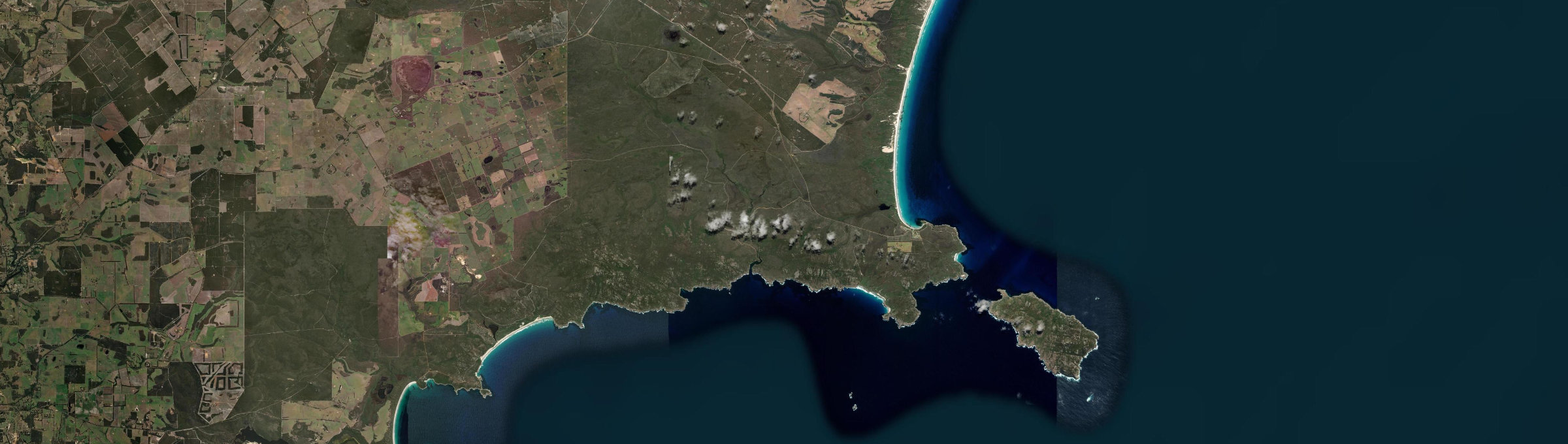 Aerial view of Cheynes, WA