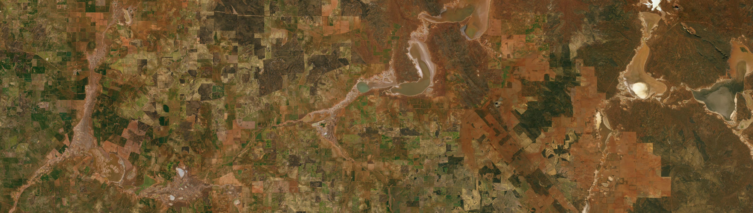 Aerial view of Boodarockin, WA