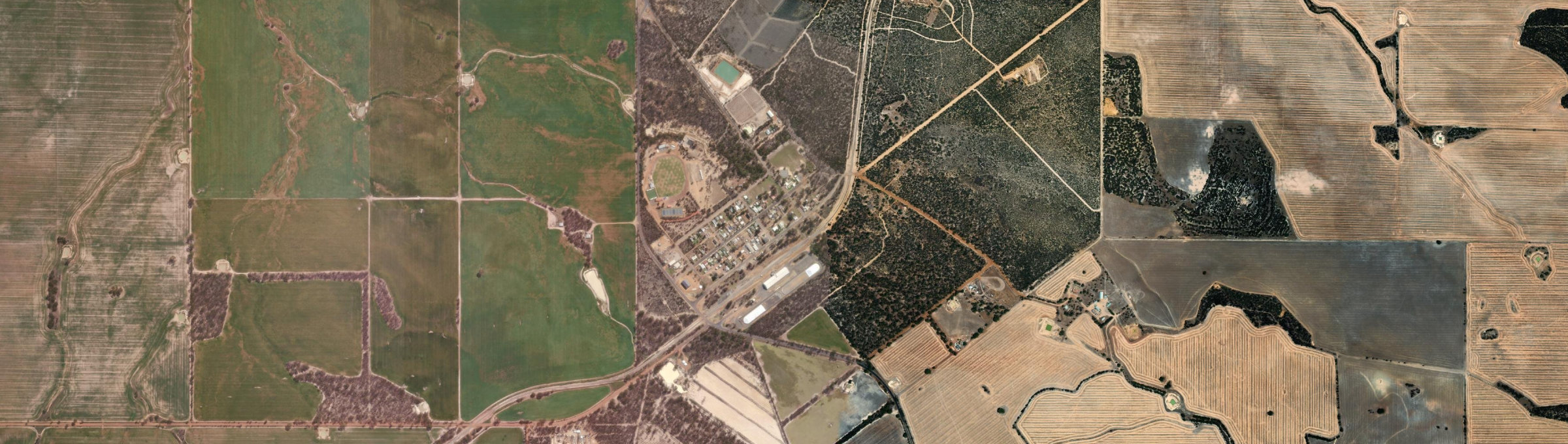 Aerial view of Kukerin, WA