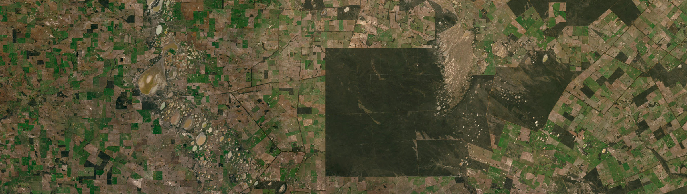 Aerial view of Pingrup, WA