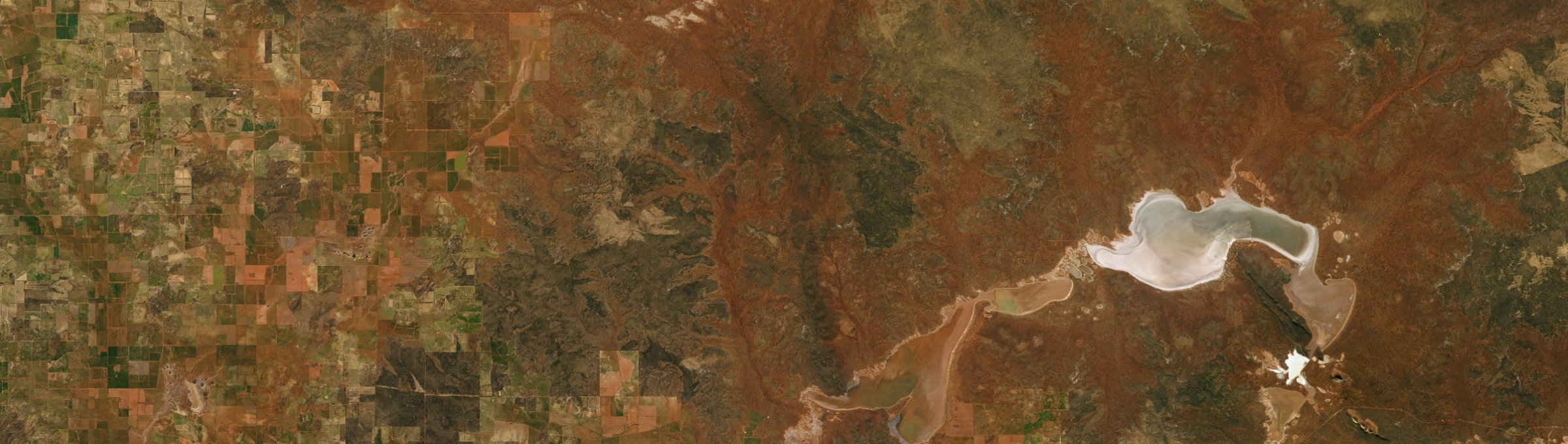 Aerial view of Ennuin, WA
