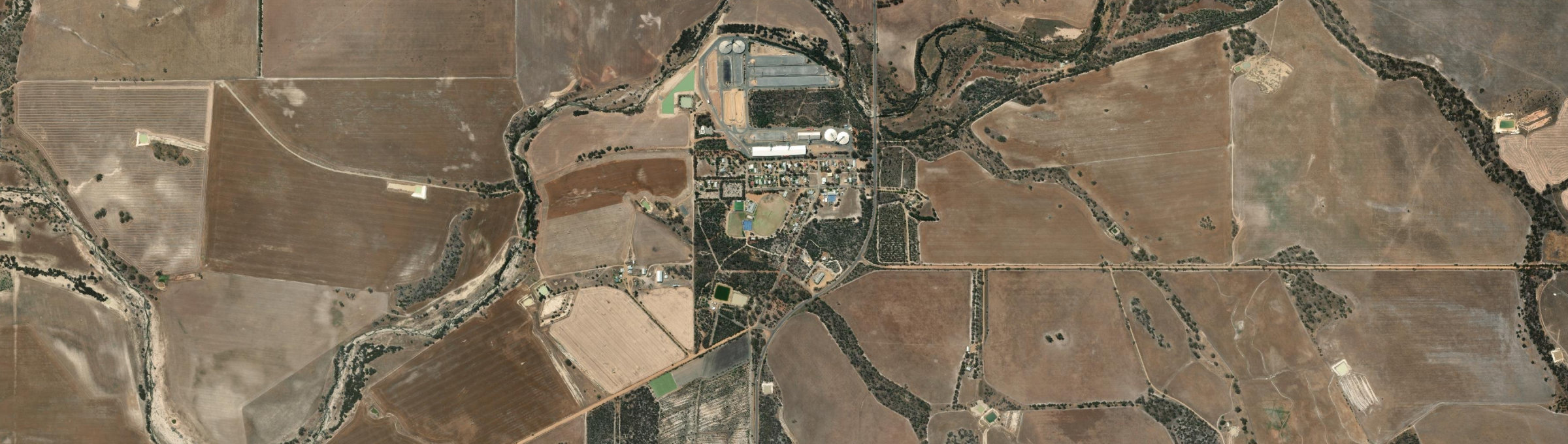 Aerial view of Borden, WA