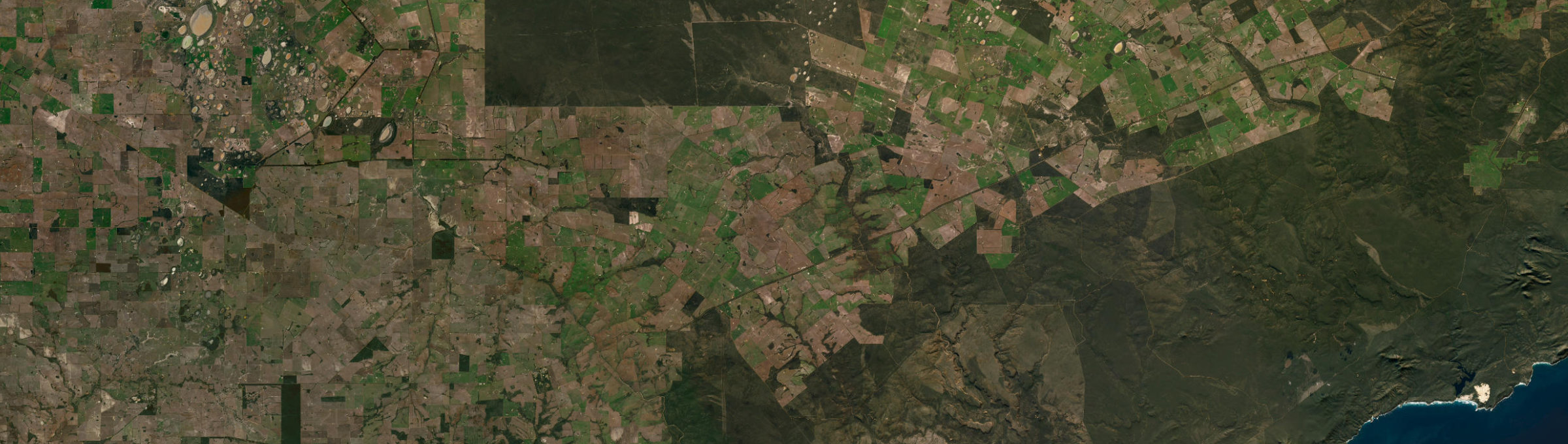 Aerial view of Jacup, WA