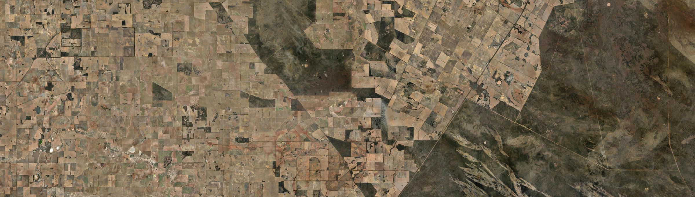 Aerial view of Holleton, WA