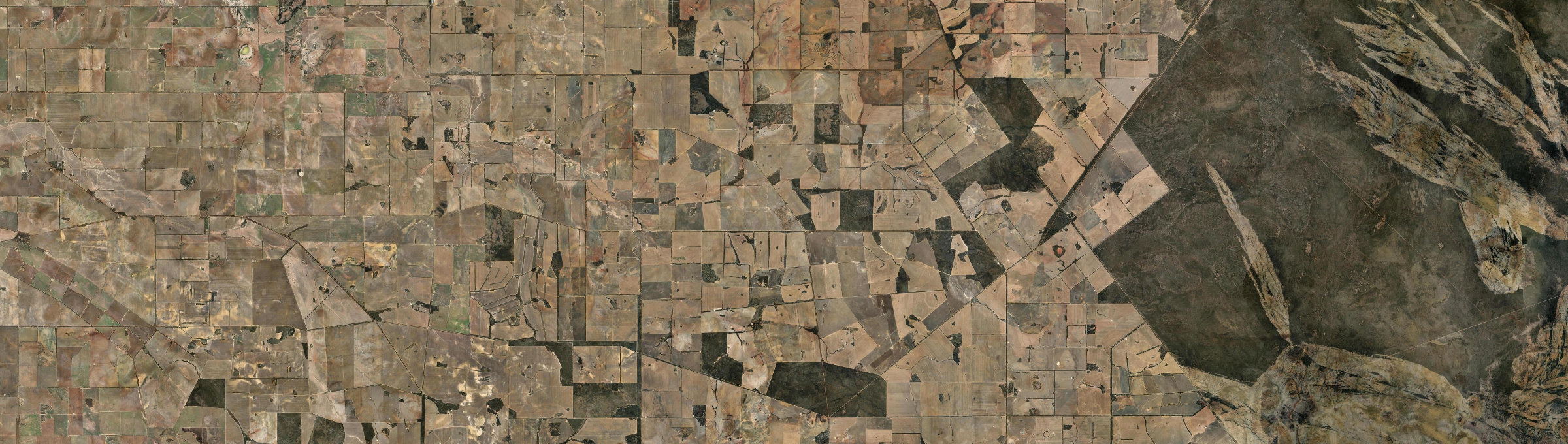 Aerial view of Woolocutty, WA