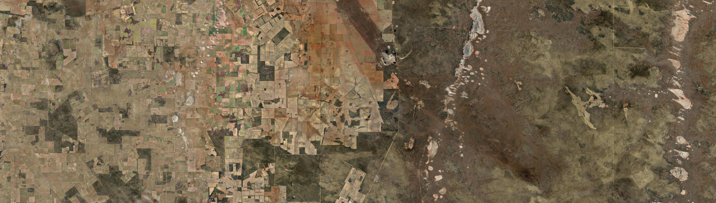 Aerial view of Marvel Loch, WA